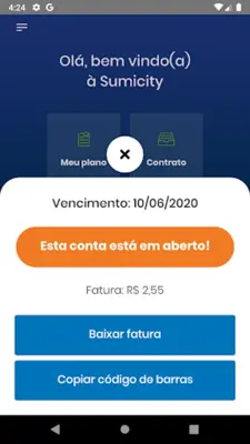 Sumicity Central do Assinante android App screenshot 1