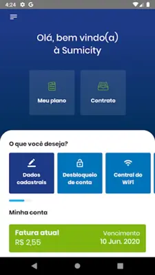 Sumicity Central do Assinante android App screenshot 2